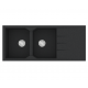 Νεροχύτης Γρανιτένιος Ένθετος Sanitec Ultra Granite 800 116 2B 1D (116X50) Graphite Βαρέως Τύπου με 2 Γούρνες και Μαξιλάρι Νεροχύτης Γρανιτένιος Ένθετος Sanitec Ultra Granite 800 116 2B 1D (116X50) Graphite Βαρέως Τύπου με 2 Γούρνες και Μαξιλάρι